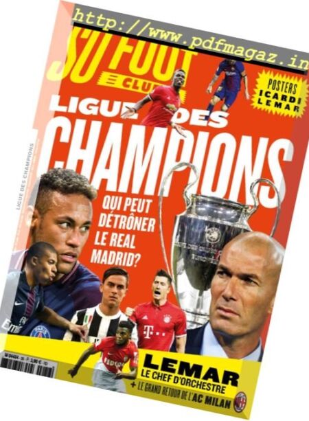 So Foot Club – Octobre 2017 Cover