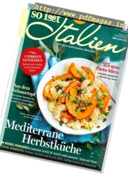 So isst Italien – Oktober-November 2017