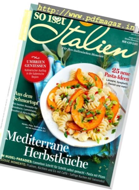 So isst Italien – Oktober-November 2017 Cover