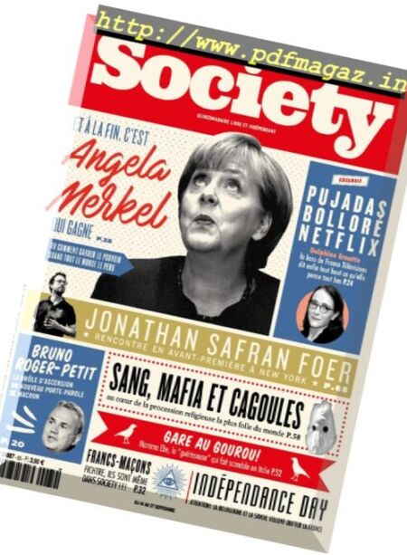 Society – 14 au 27 Septembre 2017 Cover