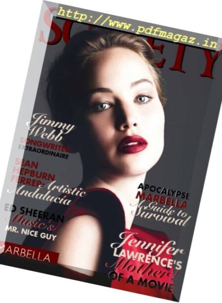 Society Marbella – September 2017 Cover