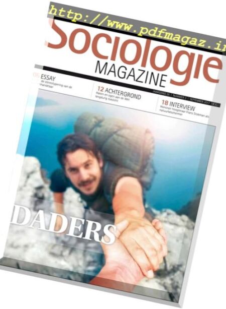 Sociologie Magazine – September 2017 Cover