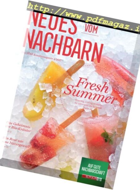 Spar Magazin – Nr.4 2017 Cover