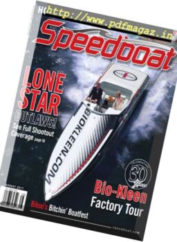 Speedboat Magazine – August 2017