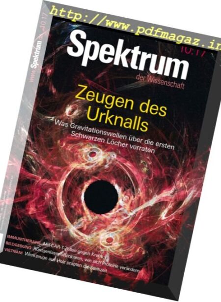 Spektrum der Wissenschaft – Oktober 2017 Cover