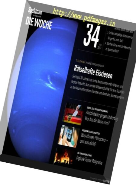 Spektrum Die Woche – 24 August 2017 Cover