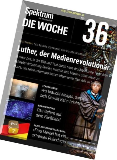 Spektrum Die Woche – Nr.36 2017 Cover