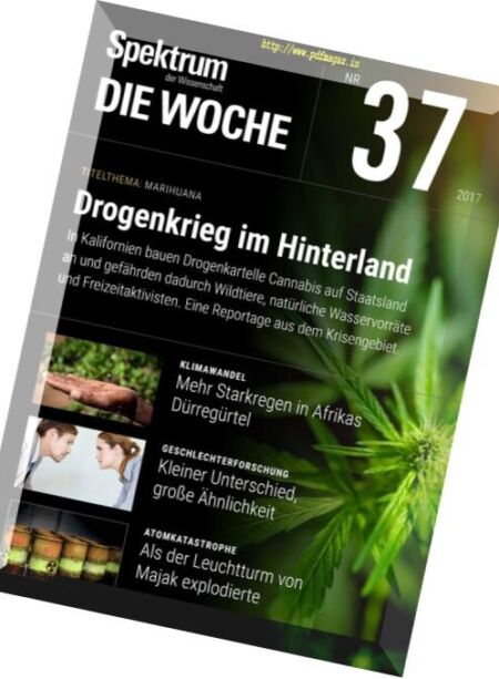 Spektrum Die Woche – Nr.37 2017 Cover