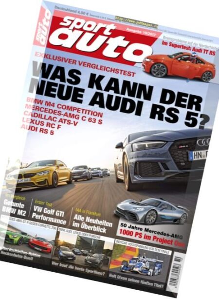 Sport Auto Germany – Oktober 2017 Cover