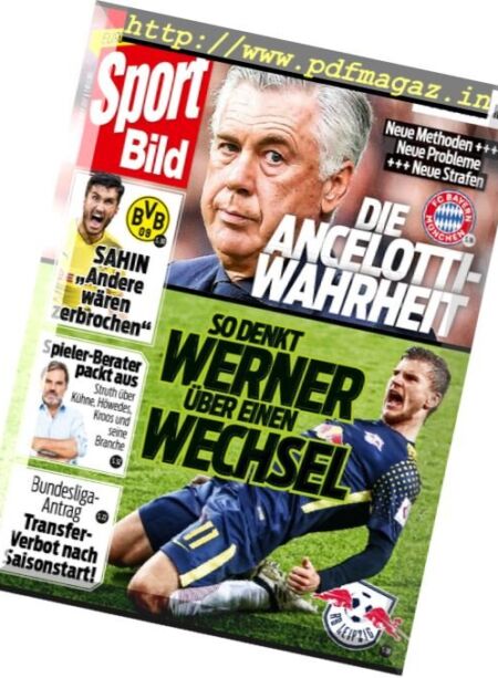Sport Bild – 13 September 2017 Cover