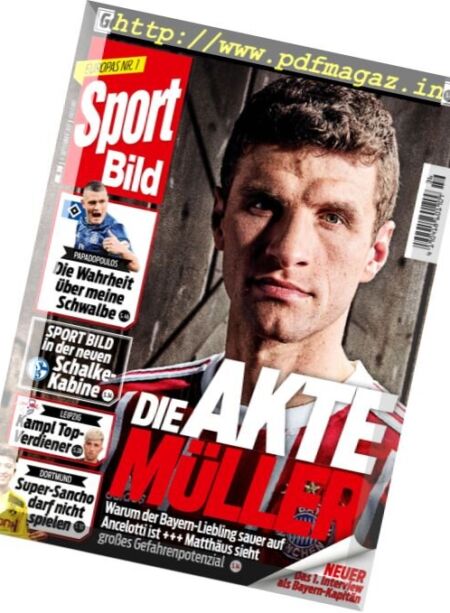 Sport Bild – 6 September 2017 Cover
