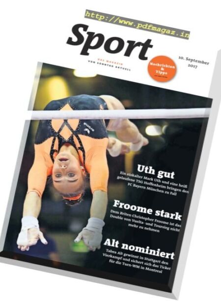 Sport Magazin – 10 September 2017 Cover