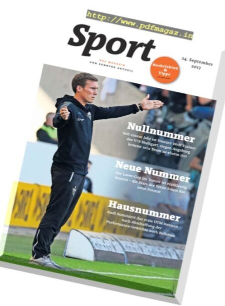 Sport Magazin – 24. September 2017 Cover