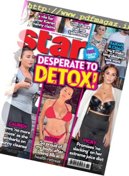 Star Magazine UK – 11 September 2017 Cover