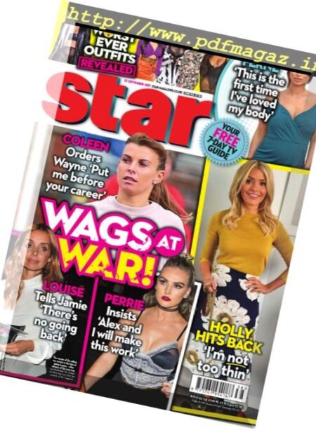 Star Magazine UK – 25 September 2017 Cover