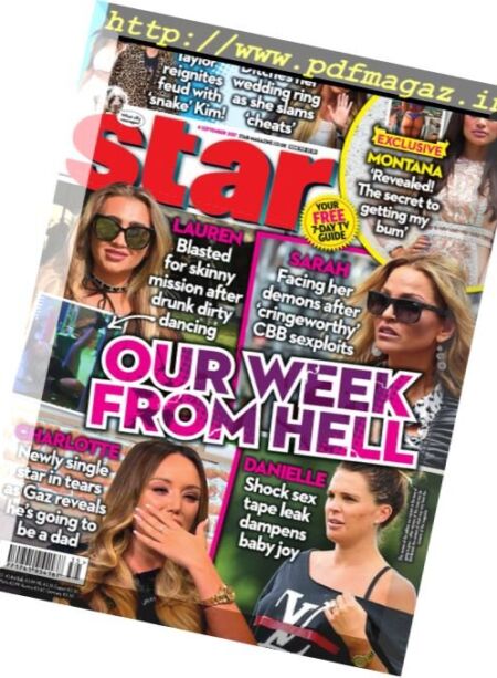 Star Magazine UK – 4 September 2017 Cover