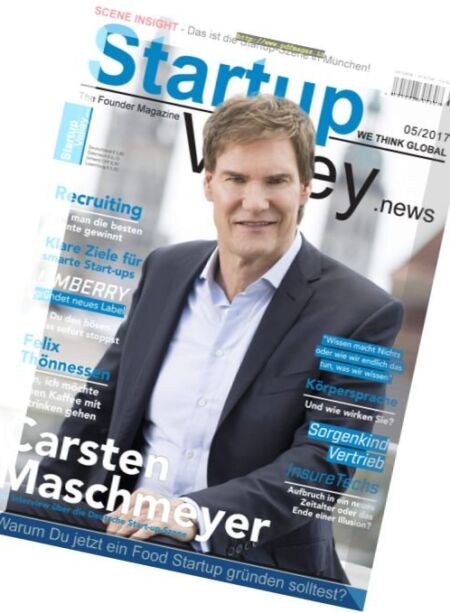Startup Valley – Nr.5 2017 Cover
