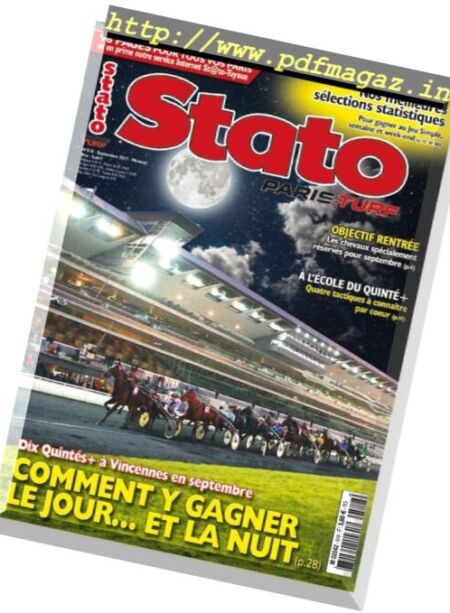 Stato Paris-Turf – Septembre 2017 Cover