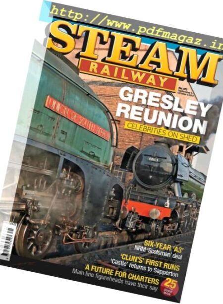 Steam Railway – 8 September 2017 Cover