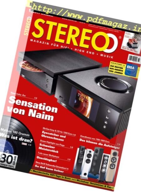 Stereo – Oktober 2017 Cover