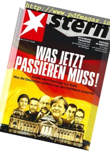 Stern – 21 September 2017 Cover