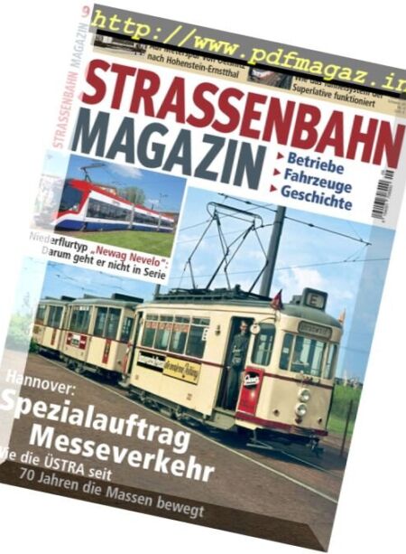 Strassenbahn Magazin – September 2017 Cover