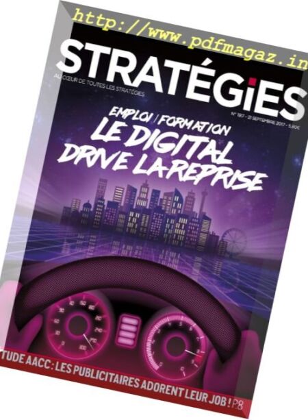 Strategies – 21 Septembre 2017 Cover