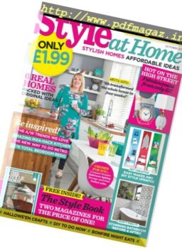 Style at Home UK – October 2017