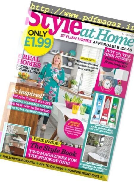 Style at Home UK – October 2017 Cover