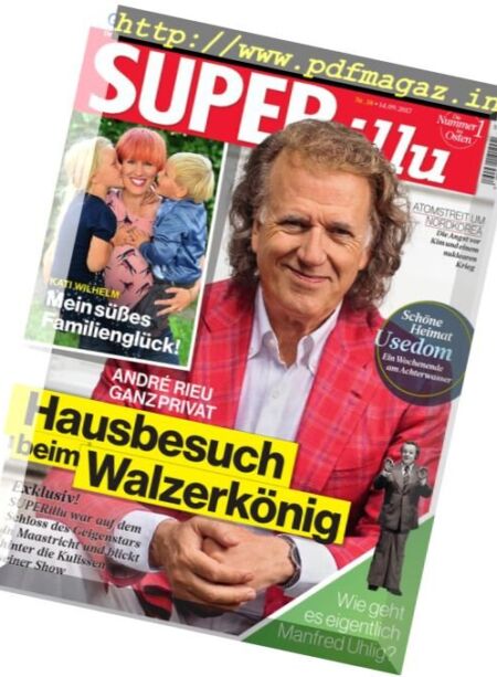 Superillu – 13 September 2017 Cover