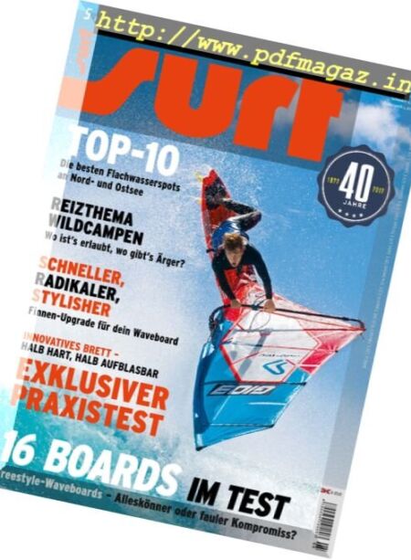 Surf Germany – Mai 2017 Cover