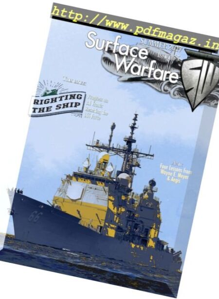 Surface Warfare Magazine – Summer 2017 Cover