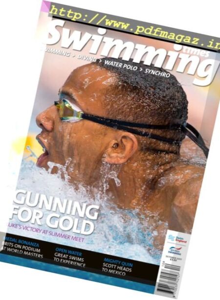 Swimming Times – October 2017 Cover