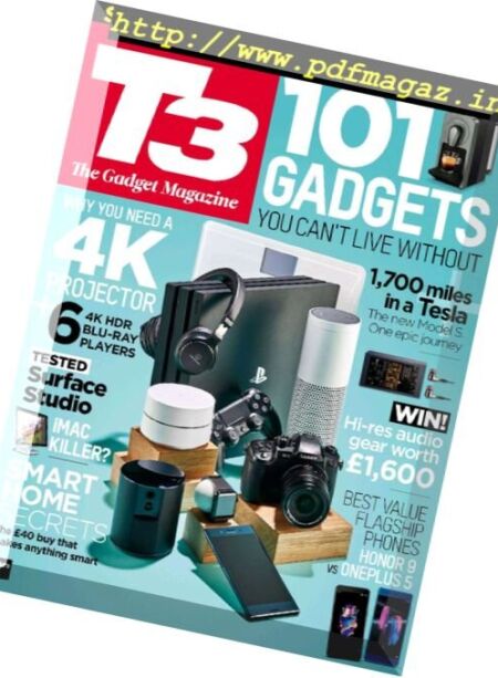 T3 UK – October 2017 Cover