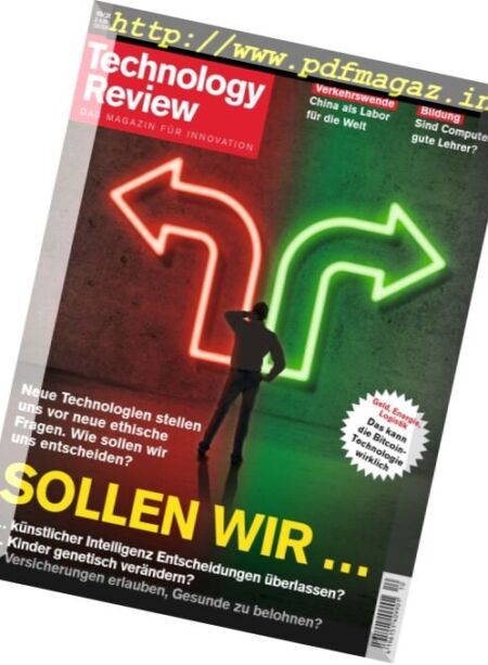Technology Review Germany – Oktober 2017 Cover