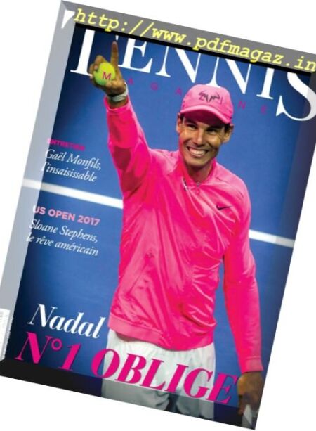 Tennis Magazine – Octobre 2017 Cover