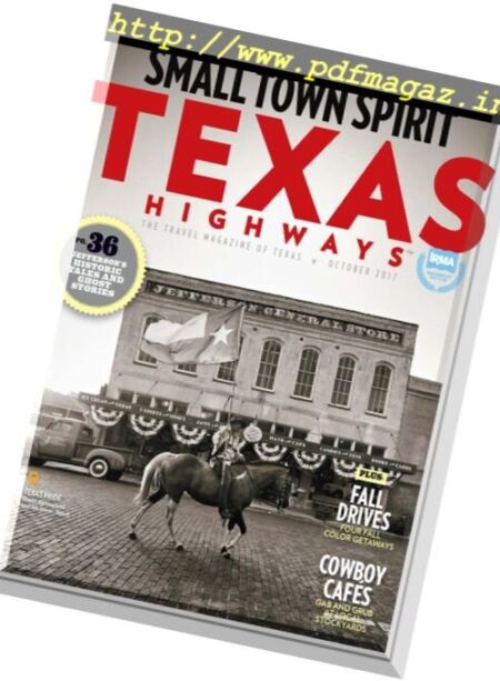 Texas Highways – October 2017 Cover