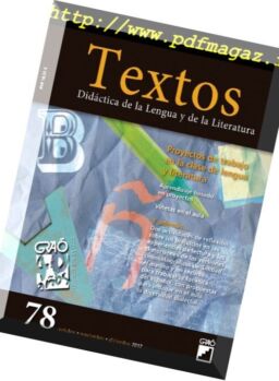 Textos. Didactica de la Lengua y la Literatura – octubre 2017