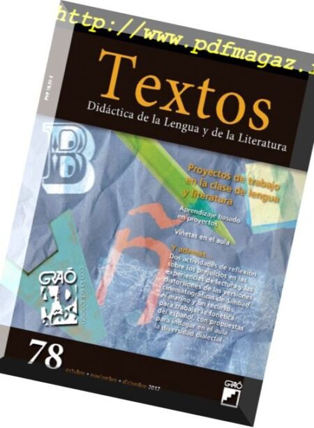Textos. Didactica de la Lengua y la Literatura – octubre 2017 Cover