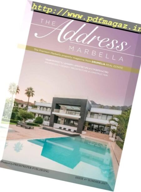 The Address Marbella – Summer 2017 Cover