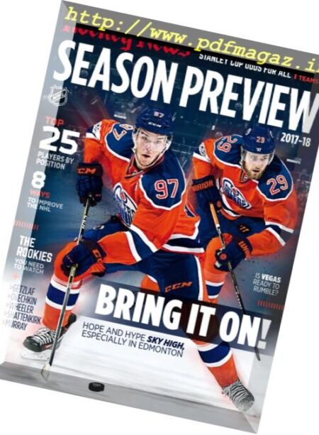 The Hockey News – 2 October 2017 Cover