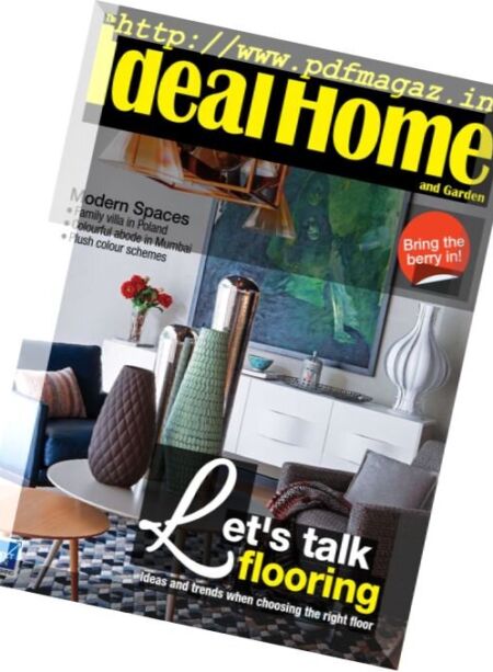 The Ideal Home and Garden India – September 2017 Cover