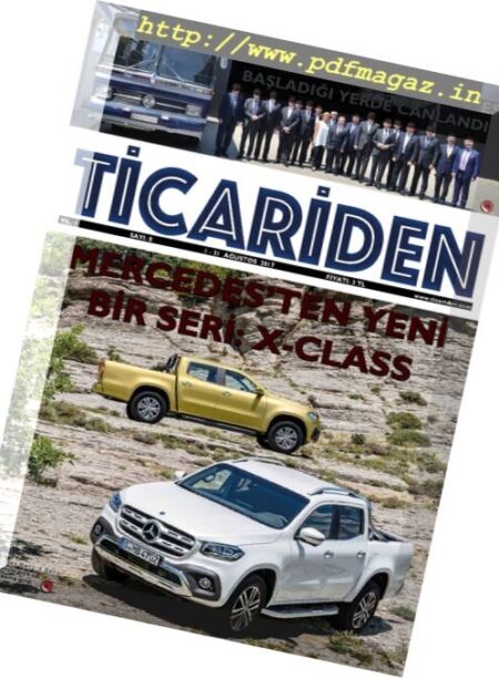 Ticariden – Agustos 2017 Cover