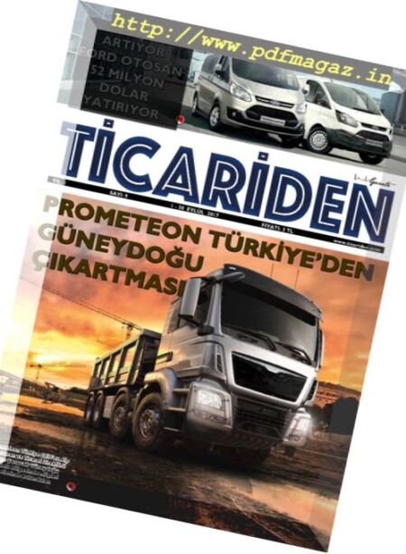 Ticariden – Eylul 2017 Cover