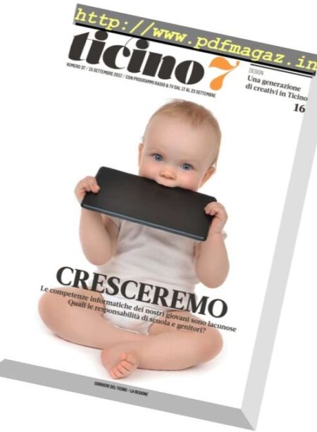 Ticino 7 – 15 Settembre 2017 Cover