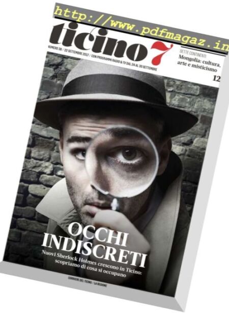 Ticino 7 – 22 Settembre 2017 Cover