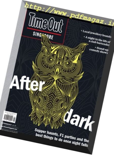 Time Out Singapore – September 2017 Cover