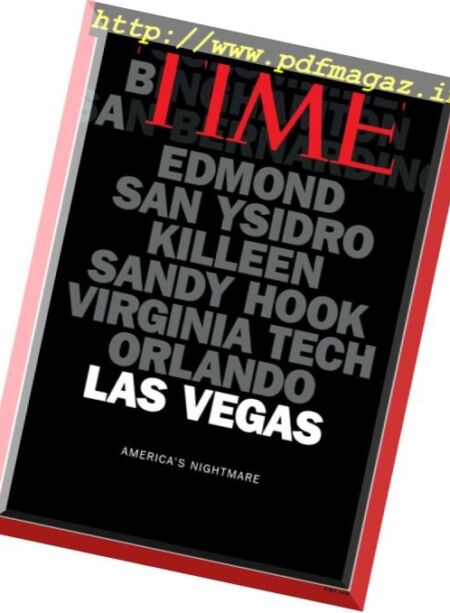 Time USA – 16 October 2017 Cover