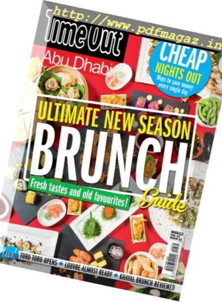 TimeOut Abu Dhabi – 6 September 2017 Cover