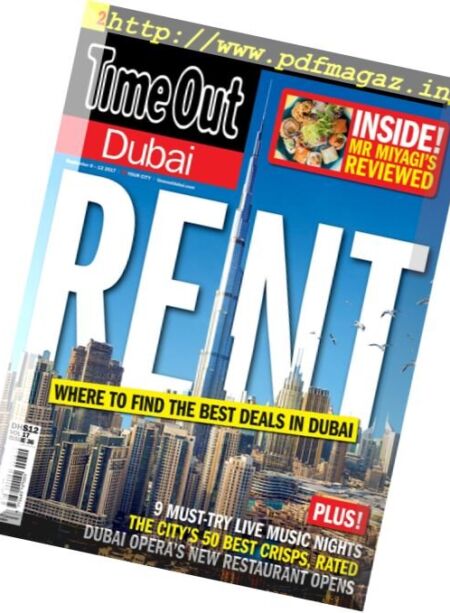 TimeOut Dubai – 6 September 2017 Cover